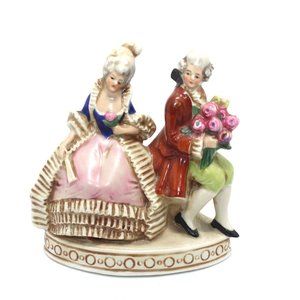 Germany Porcelain Figurine Couple Vintage
